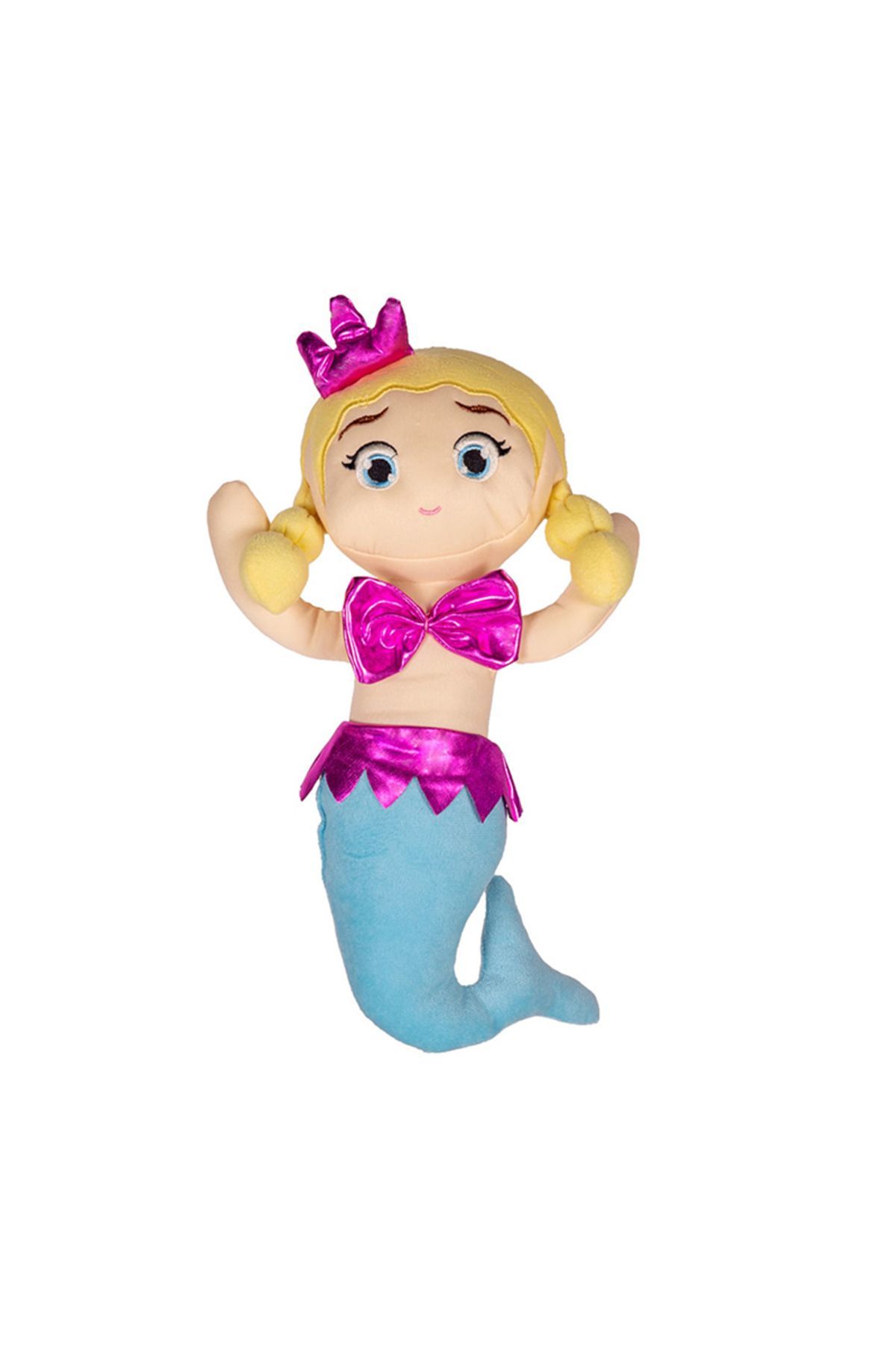 Peluş Deniz Kızı Bebek 35 Cm - Mavi Su Dünyası