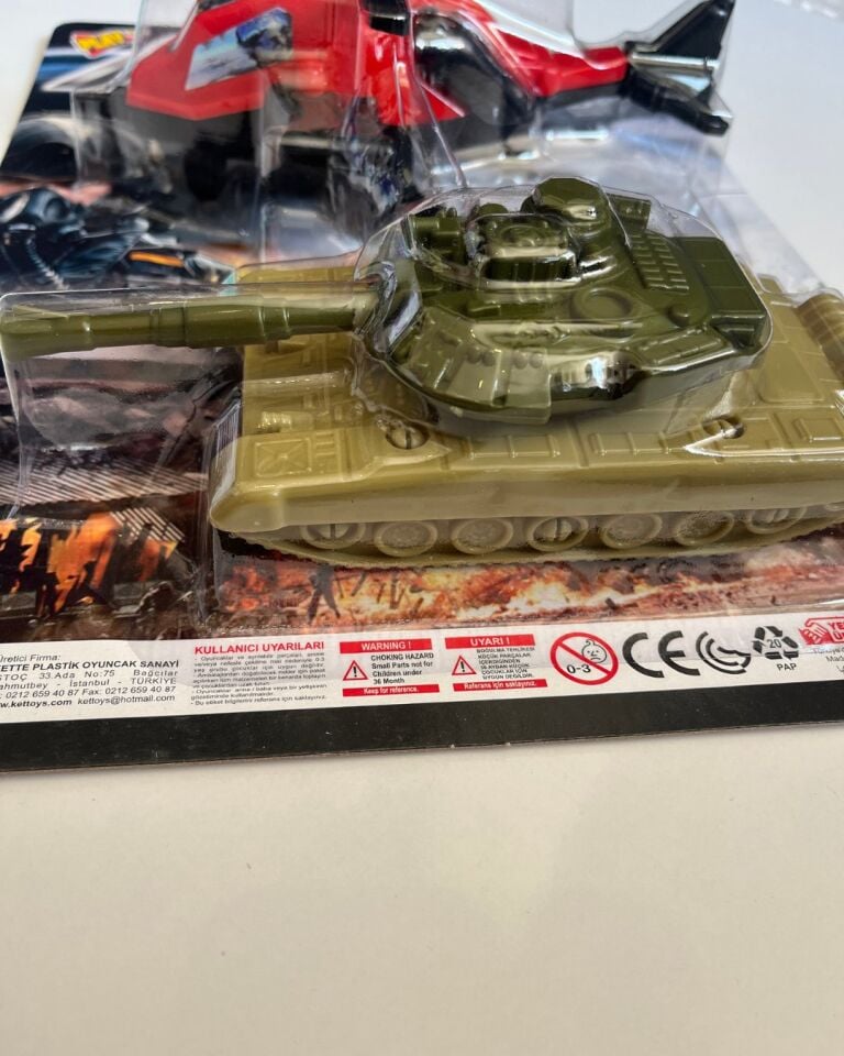 Helikopter ve Tank Seti  2'li Oyun Seti 20 Cm