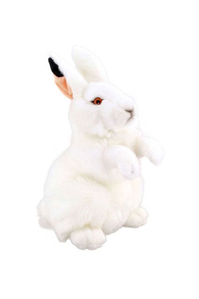 Peluş Beyaz Tavşan 28 Cm - Mavi Su Dünyası