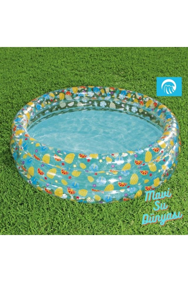 Havuz Meyve Desenli 170 Cm x 53 Cm - Mavi Su Dünyası