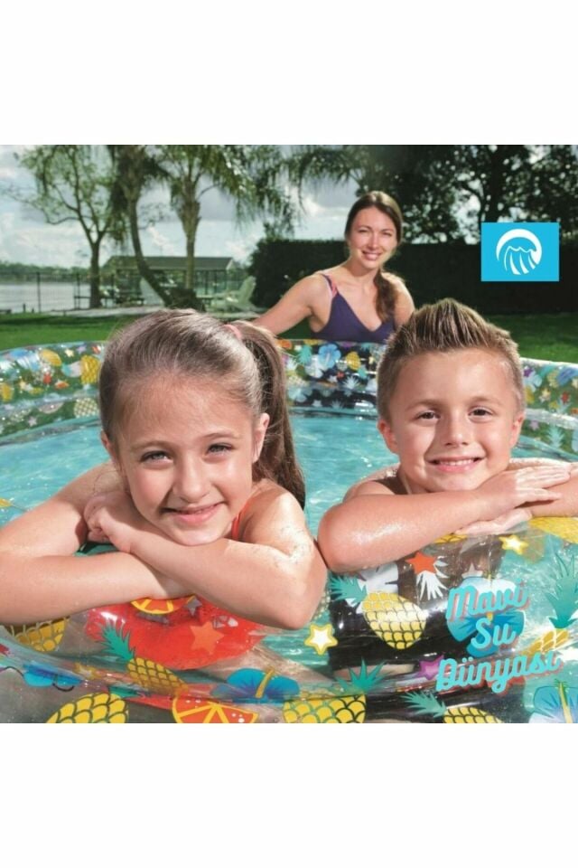 Havuz Meyve Desenli 170 Cm x 53 Cm - Mavi Su Dünyası