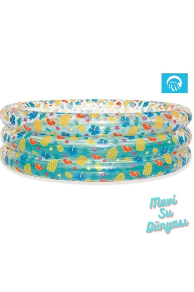 Havuz Meyve Desenli 170 Cm x 53 Cm - Mavi Su Dünyası