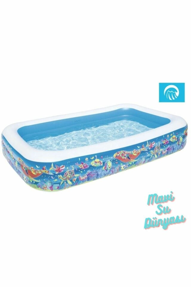 Havuz Jumbo Okyanus Desenli 305 Cm x 183 Cm