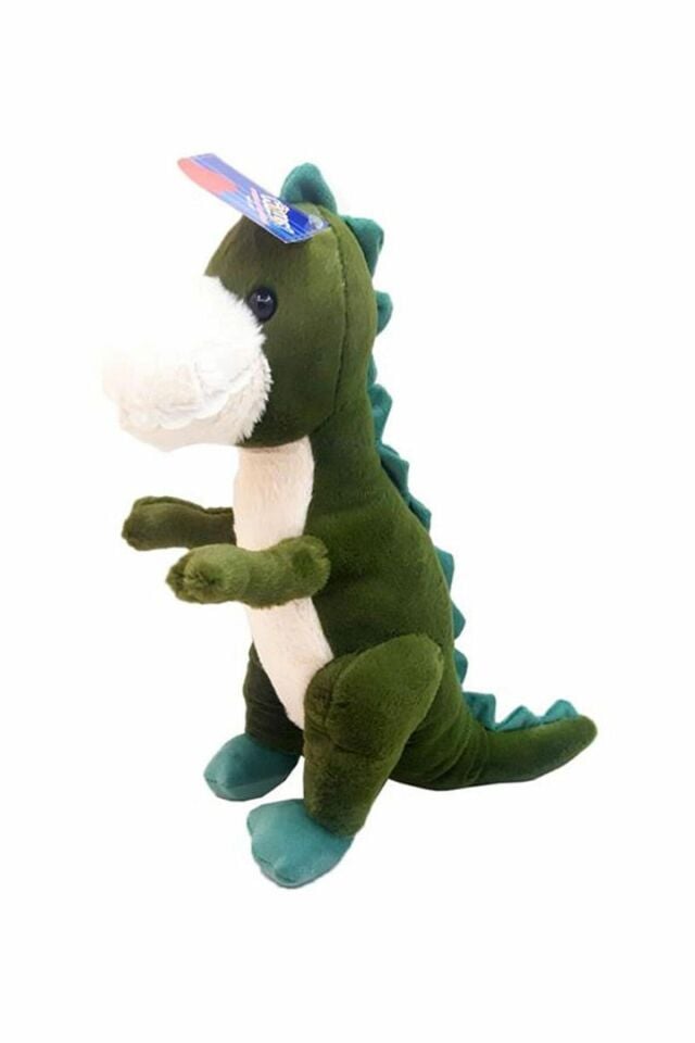 Peluş Dino 35 Cm Yeşil - Mavi Su Dünyası