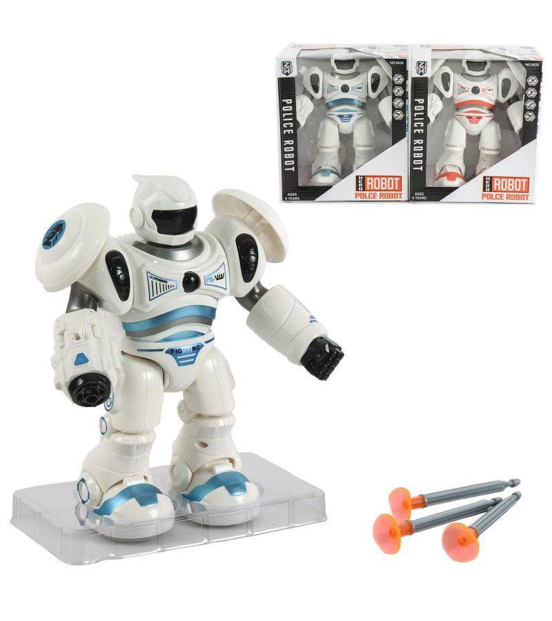 Pilli Sesli Ok Atan Robot - Mavi Su Dünyası