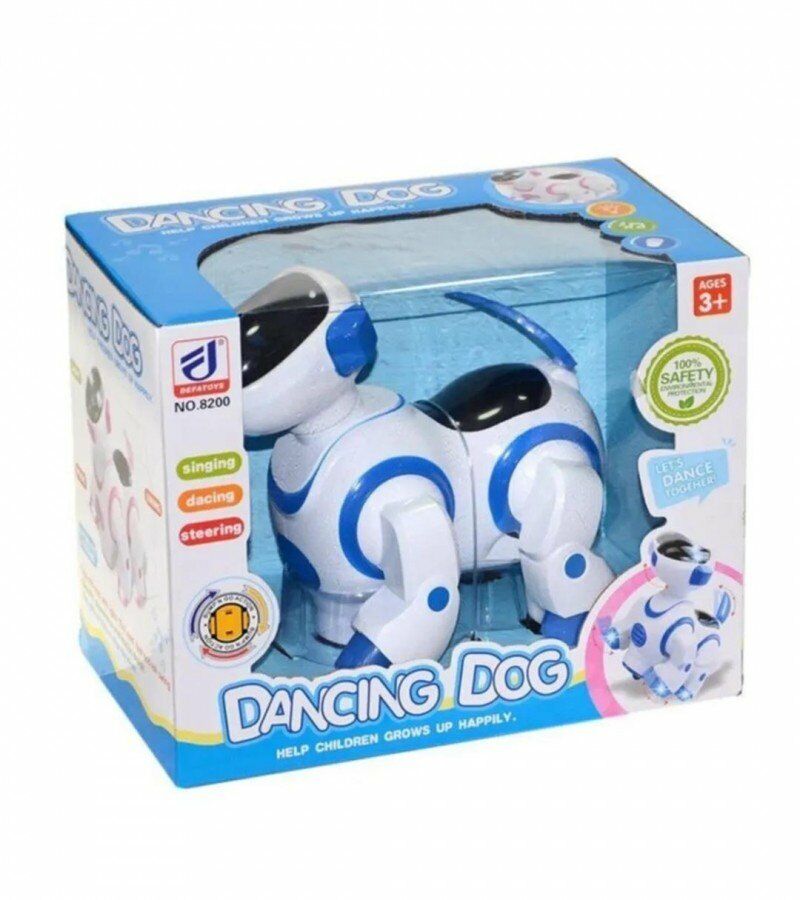 Kutulu Renkli Köpek Robot - Mavi Su Dünyası