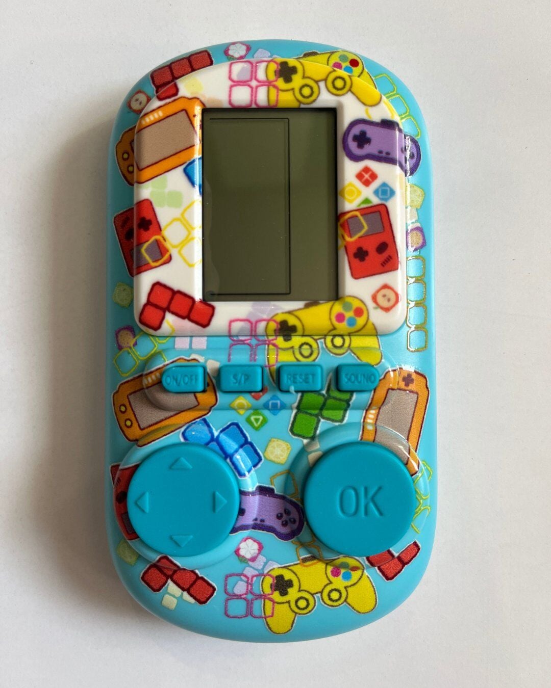 Büyük Tetris Mavi Ağırlıklı Ateri 13x8 Cm