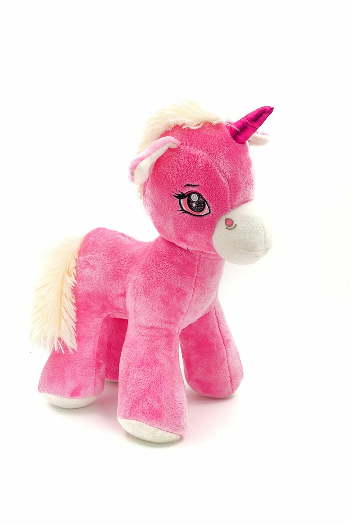 Peluş Pony At 40 Cm Pembe - Mavi Su Dünyası