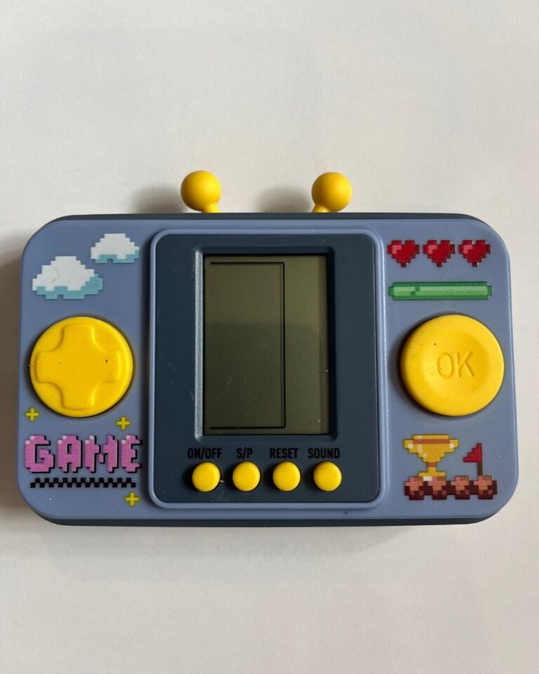 Oyuncak Tetris Gri Temalı 11 Cm x 7 Cm
