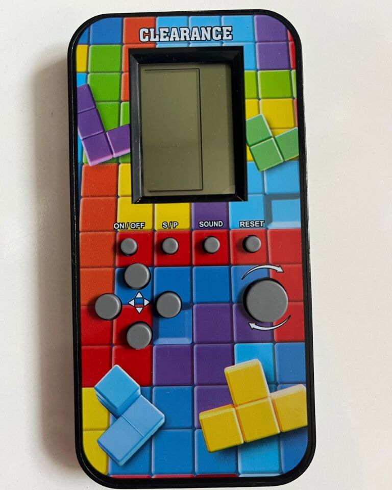 Oyuncak Tetris Game Renk Temalı 13 Cm x 7 Cm