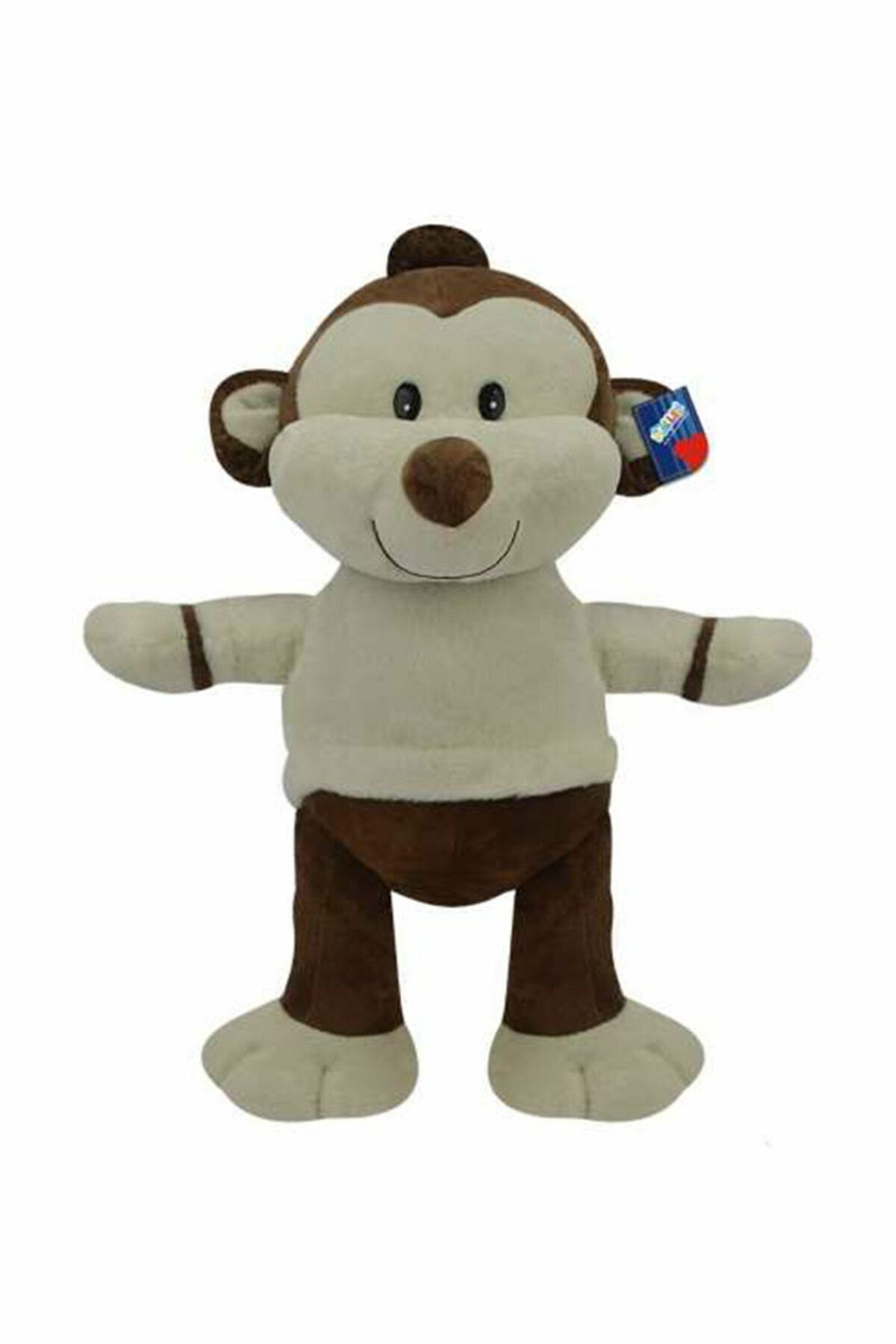 Peluş Maymun Sevimli 45 Cm Gri - MAVİ SU DÜNYASI