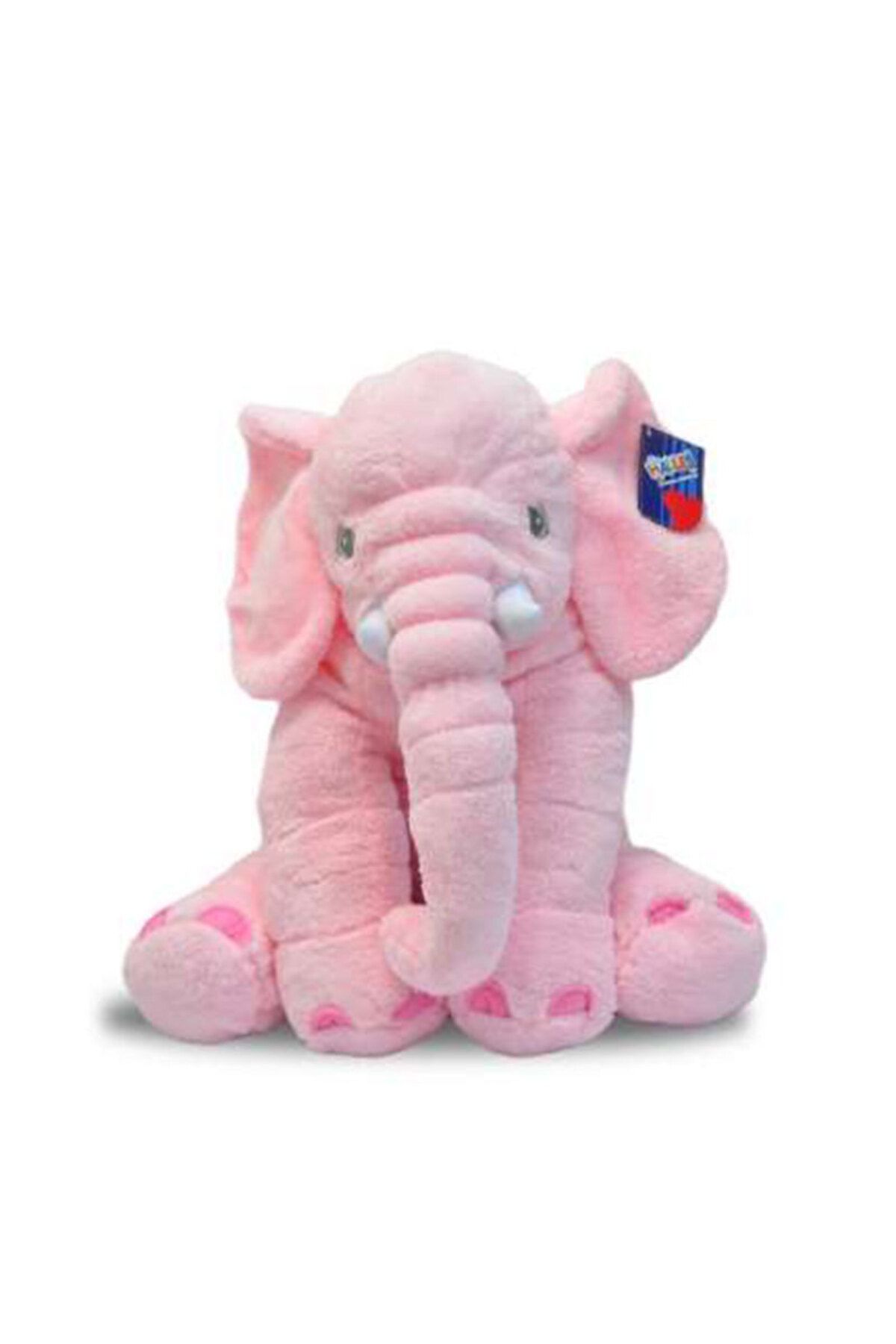 Peluş Fil Yaslık 40 Cm Pembe - MAVİ SU DÜNYASI