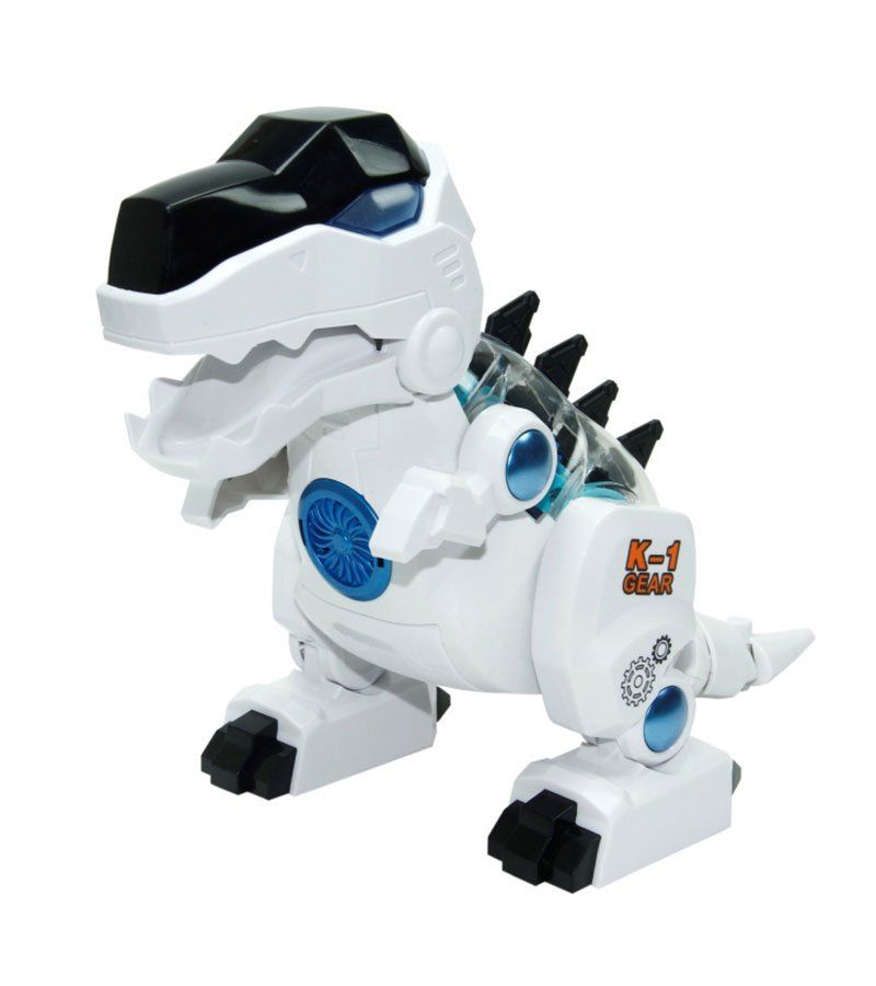 Işıklı Müzikli ve Hareketli Robot Dinozor - Mavi Su Dünyası