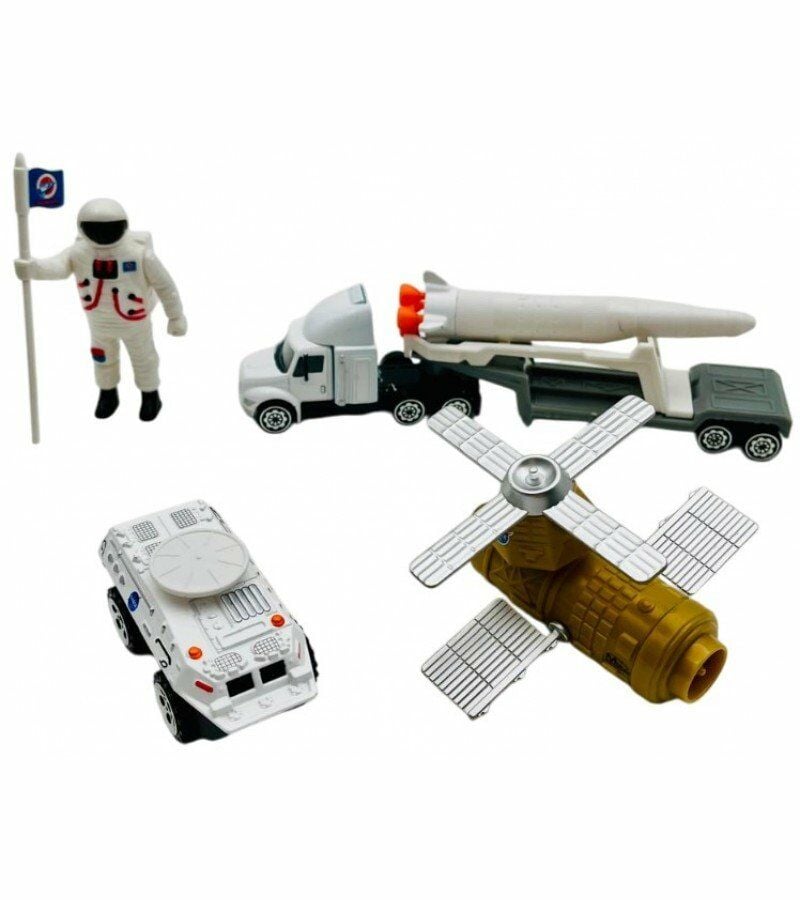 Uzay Oyuncak Seti 5 Parçalı - Mavi Su Dünyası