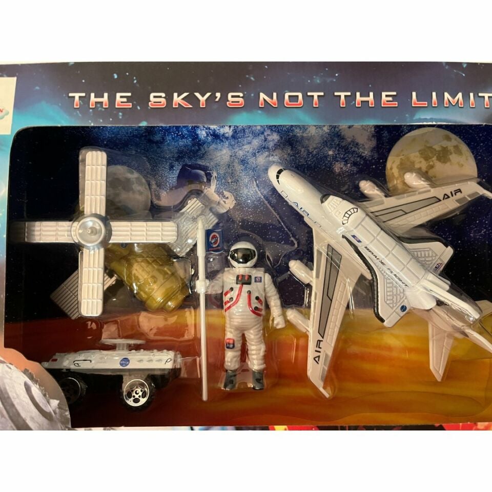 Uzay Oyuncak Seti 5 Parçalı - Mavi Su Dünyası