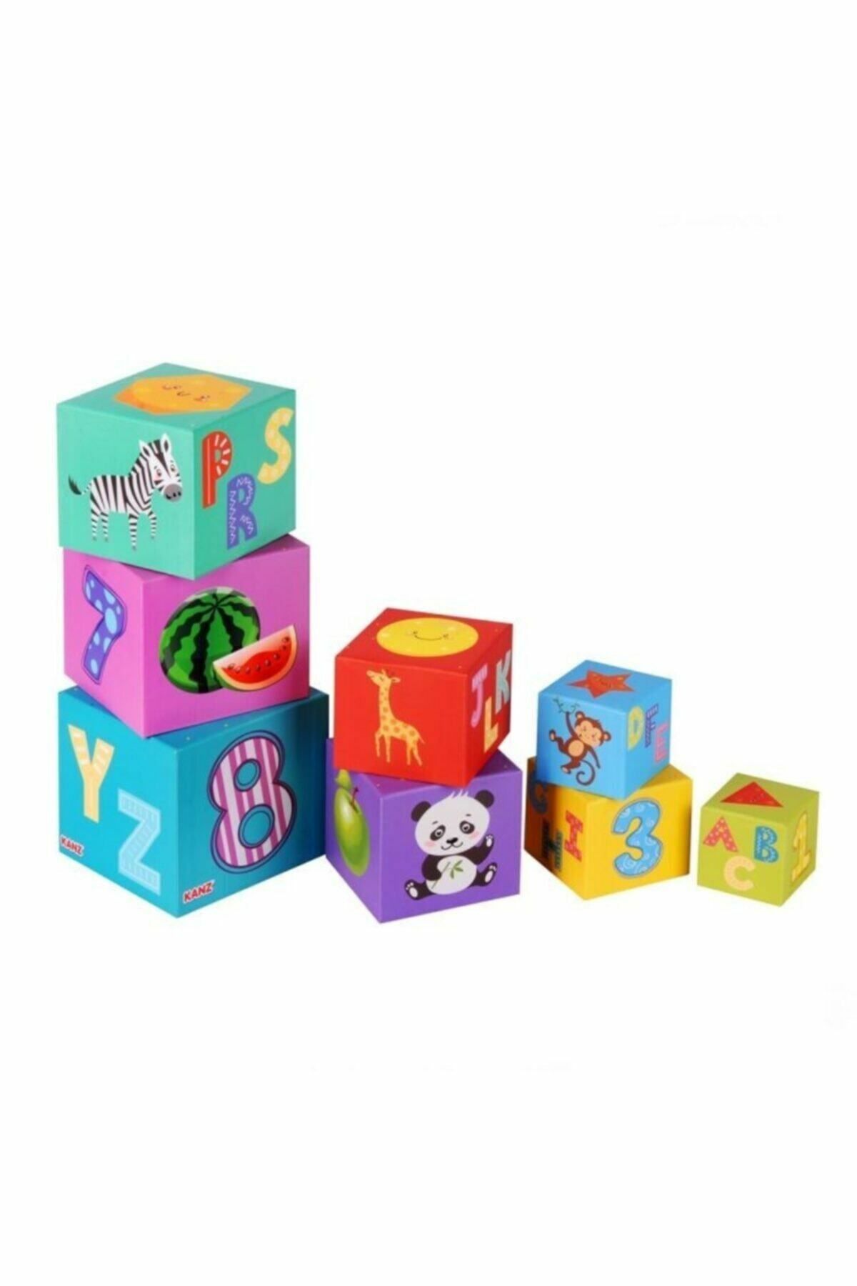 Bebek Eğitici Denge Kule Oyunu - Mavi Su Dünyası