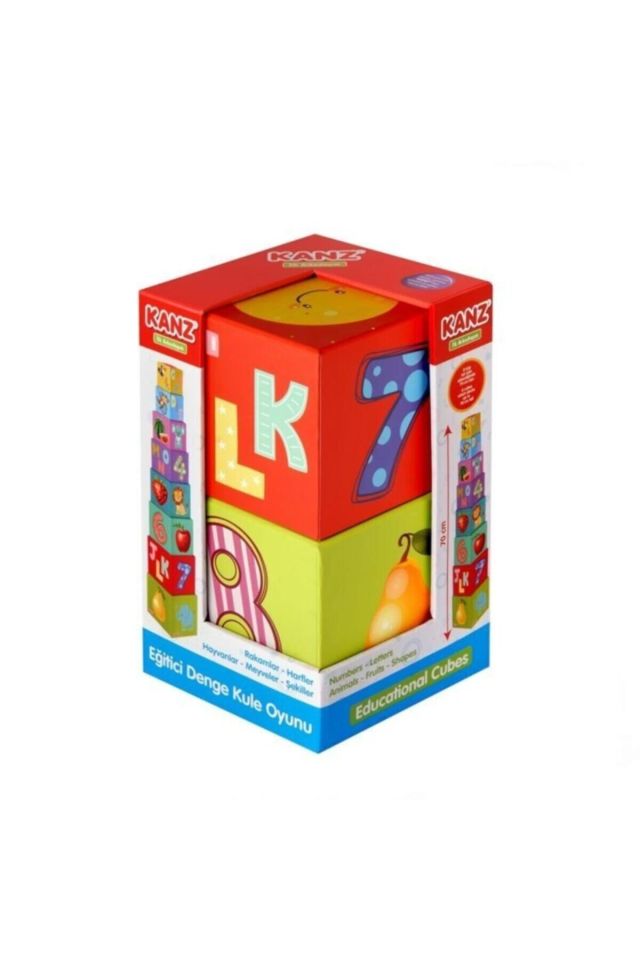 Bebek Eğitici Denge Kule Oyunu - Mavi Su Dünyası