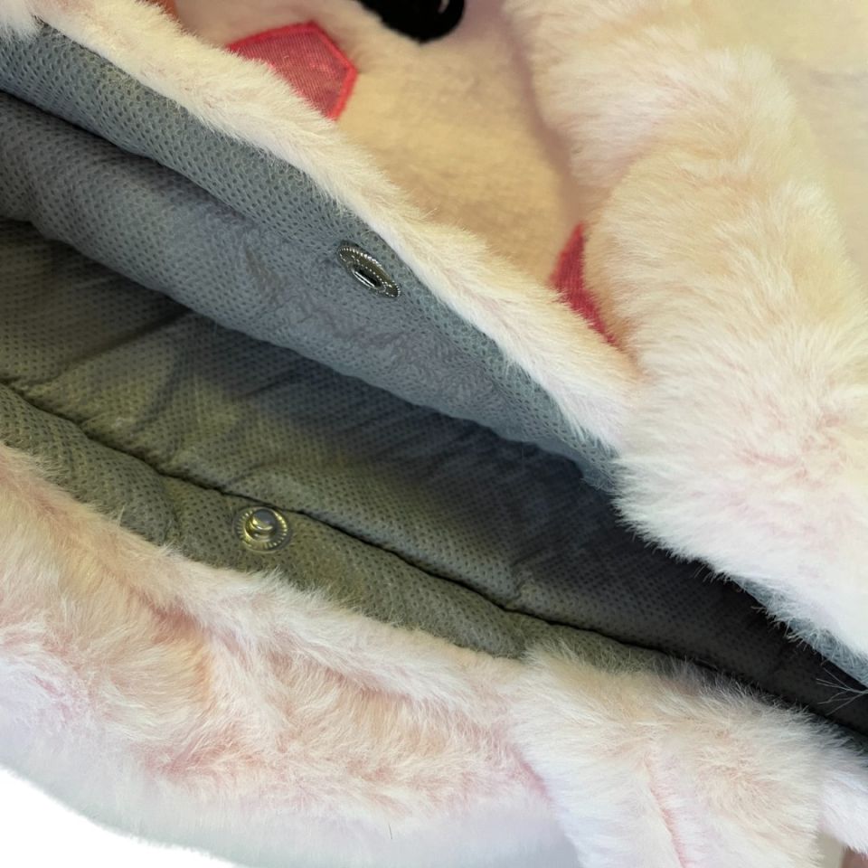 Peluş Figürlü Çocuk Çantası - Mavi Su Dünyası Pembe