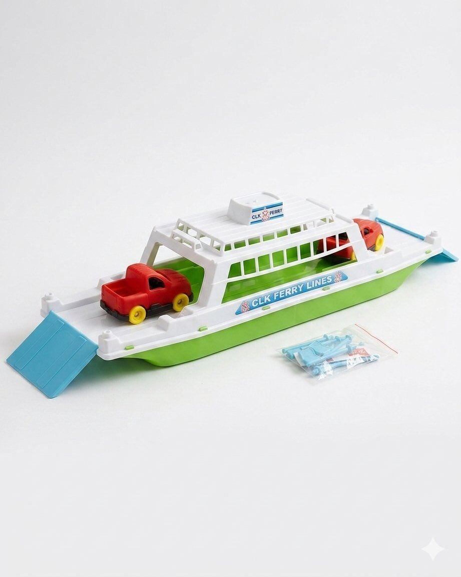 Yolcu Gemisi Araçlı Yolcu Gemisi 45 Cm Yeşil Renk
