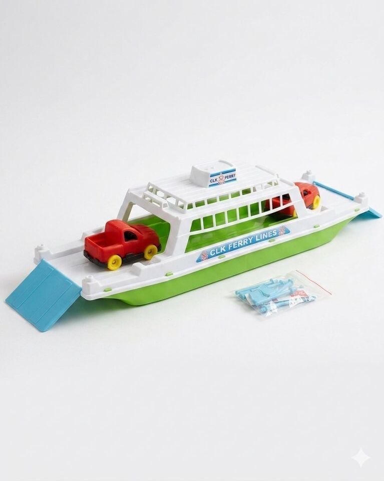 Yolcu Gemisi Araçlı Yolcu Gemisi 45 Cm Yeşil Renk