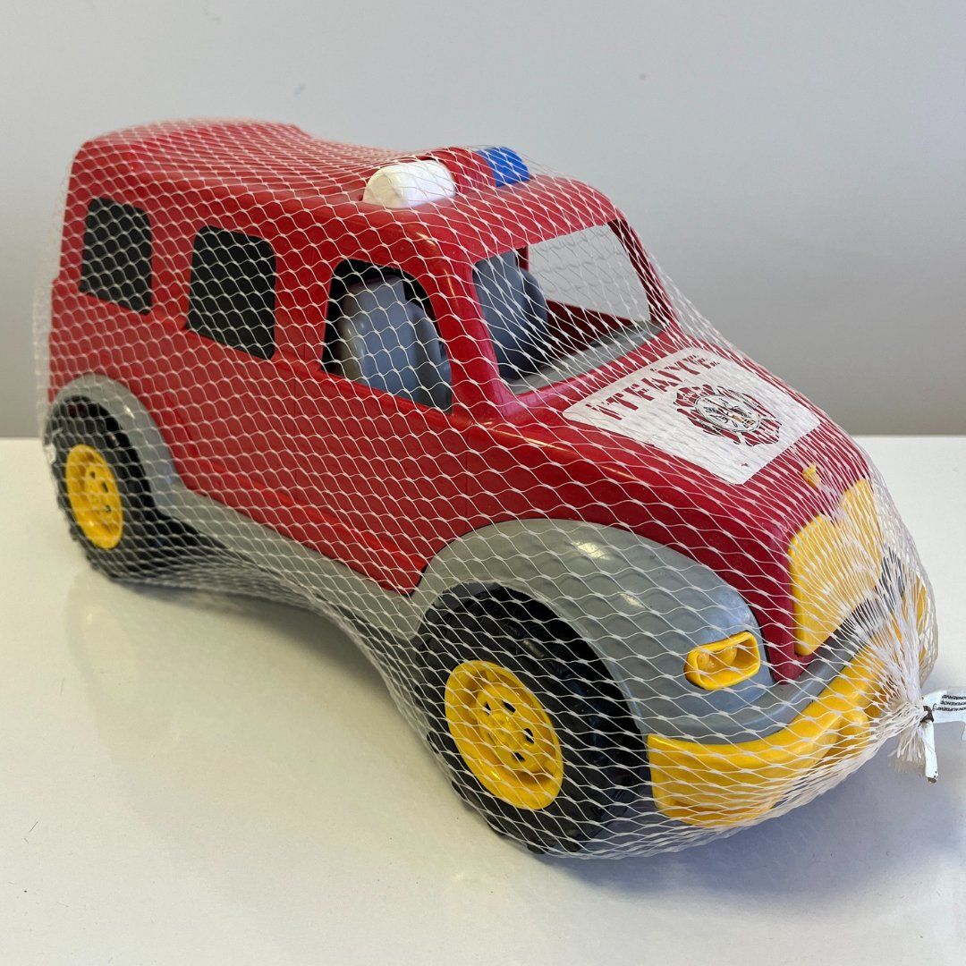 Kırmızı Renkli İtfaiye Arabası | 27x14 Cm | Mavi Su Dünyası