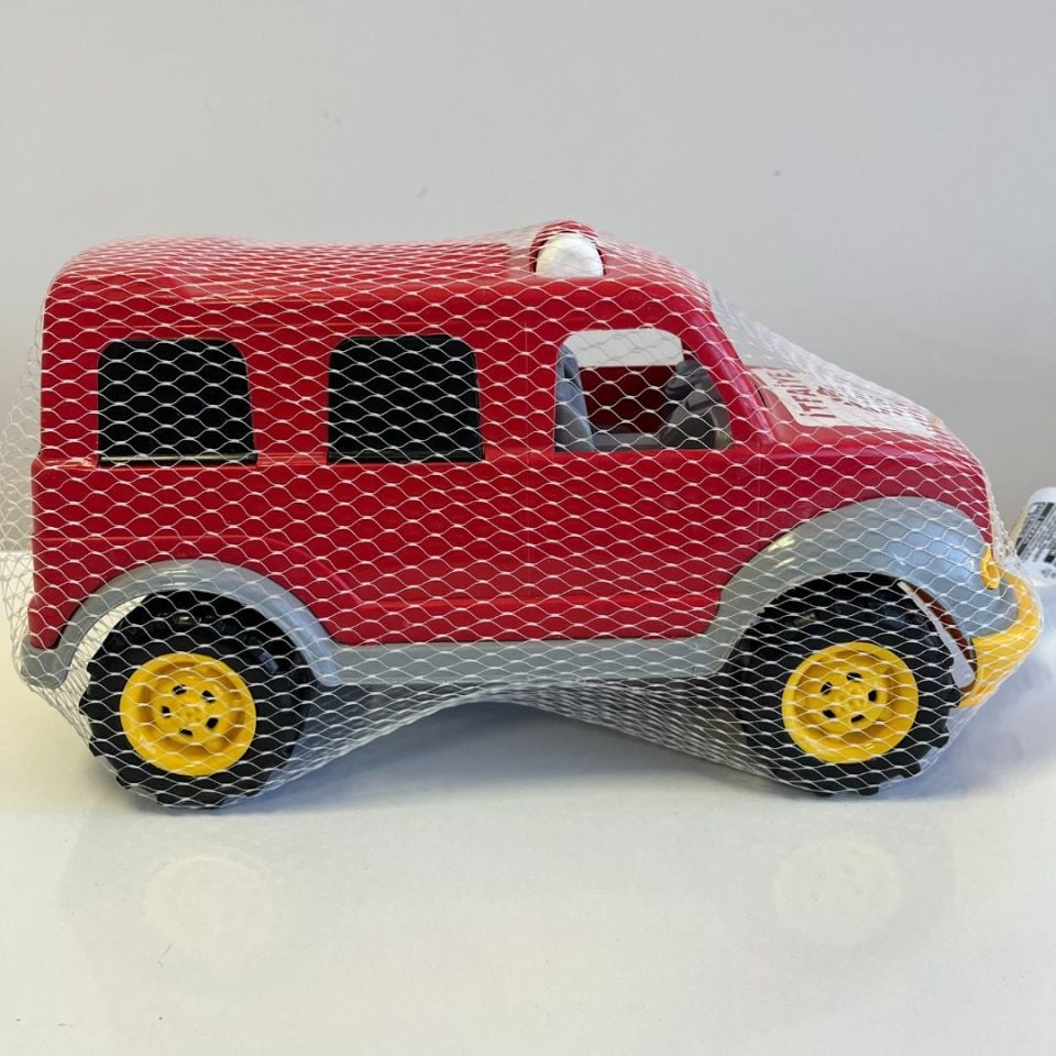 Kırmızı Renkli İtfaiye Arabası | 27x14 Cm | Mavi Su Dünyası
