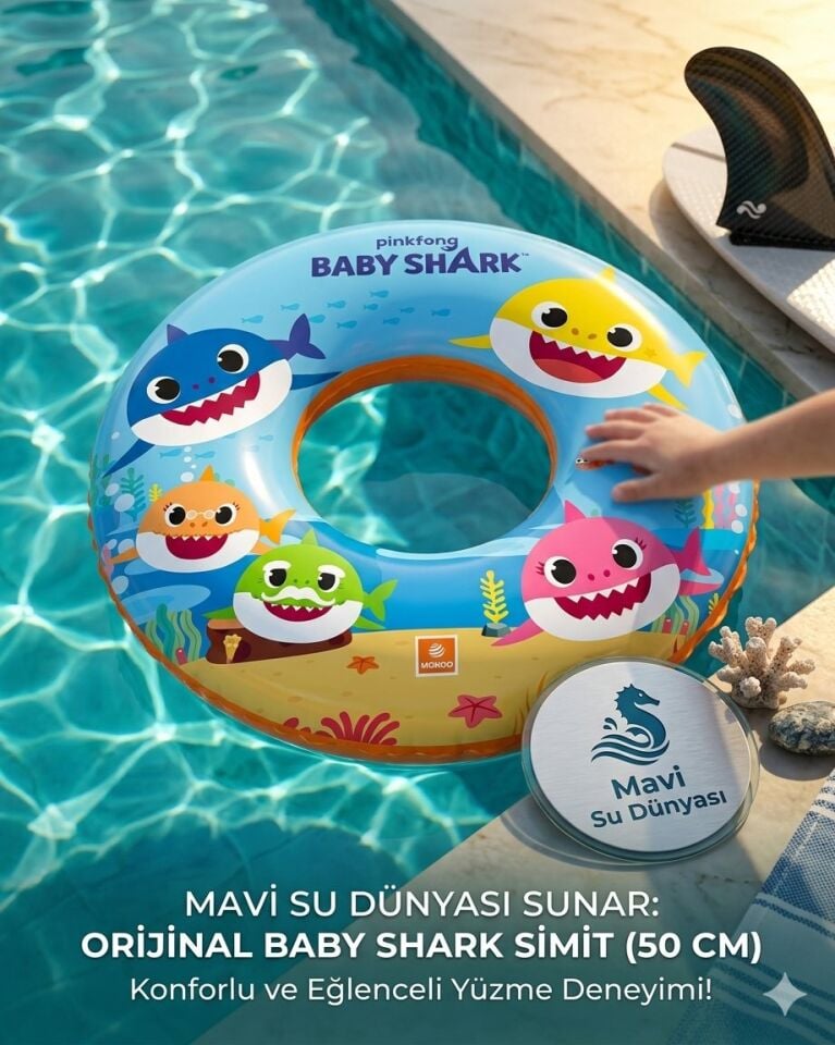 Baby Shark Simit 50 Cm