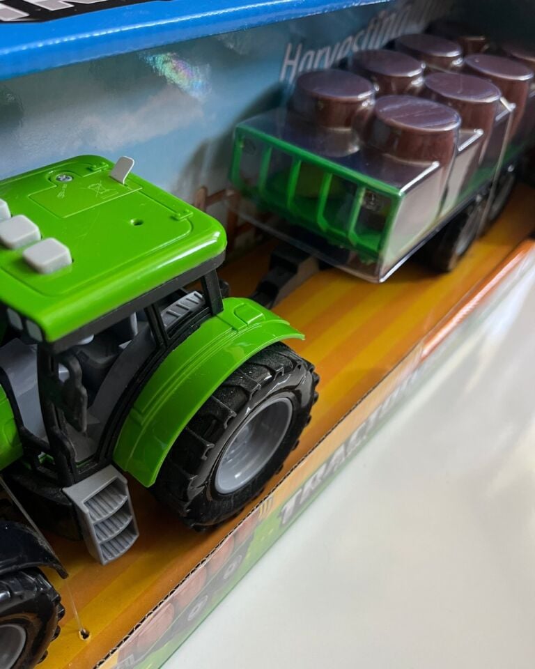 Fıçılı Traktör Pilli Işıklı ve Sesli Traktör 45 Cm