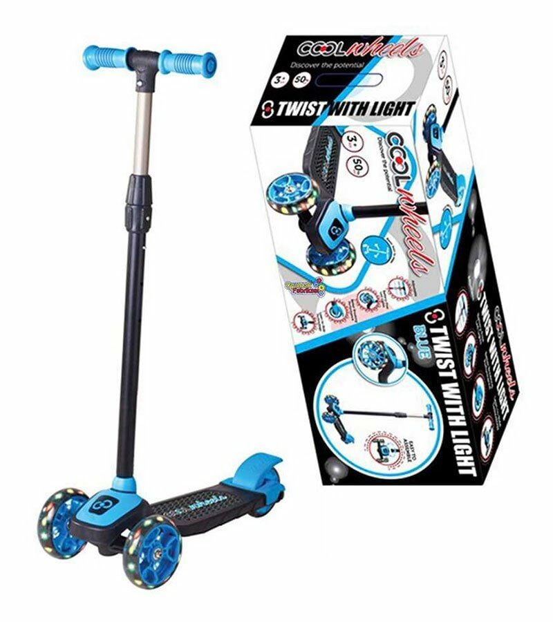 3+ Yaş Scooter Cool Wheels Işıklı Pembe Twist Pembe