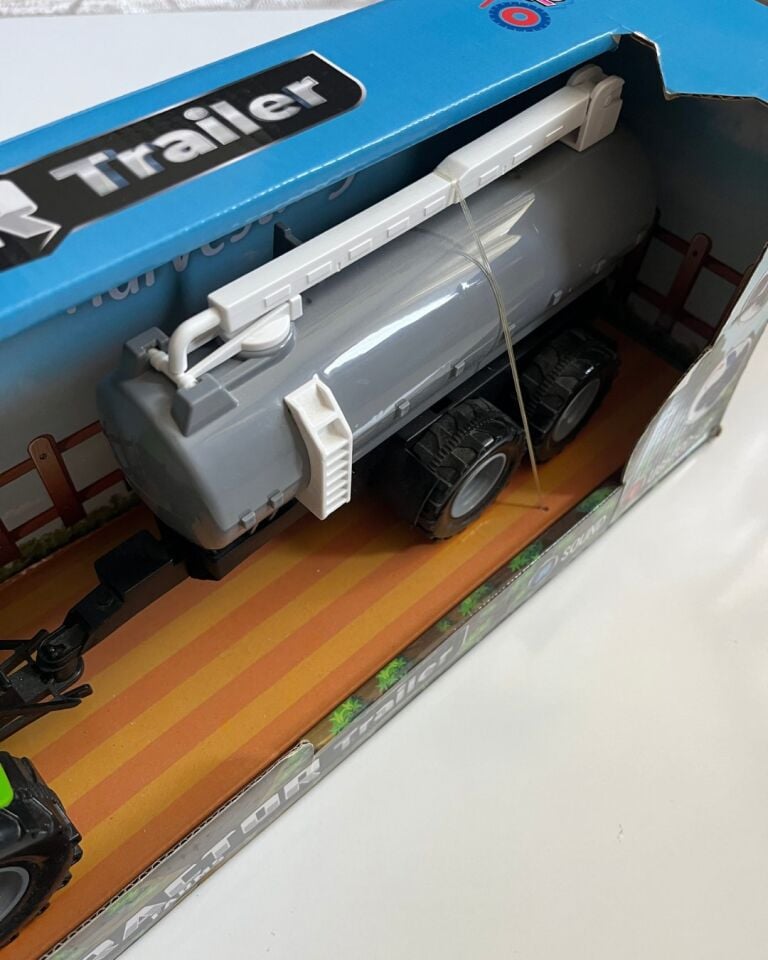 Fıçılı Tanker Pilli Işıklı ve Sesli Traktör 45 Cm