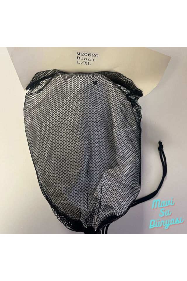 Full Face Maske - Mavi Su Dünyası Siyah - S/M