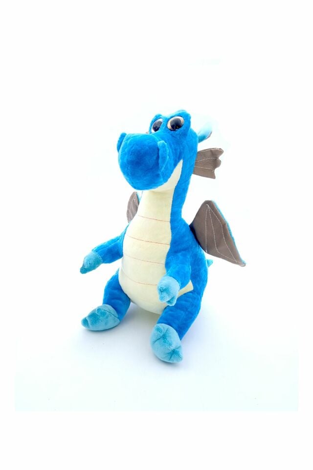Peluş Dinazor 35 Cm - Mavi Su Dünyası Mavi