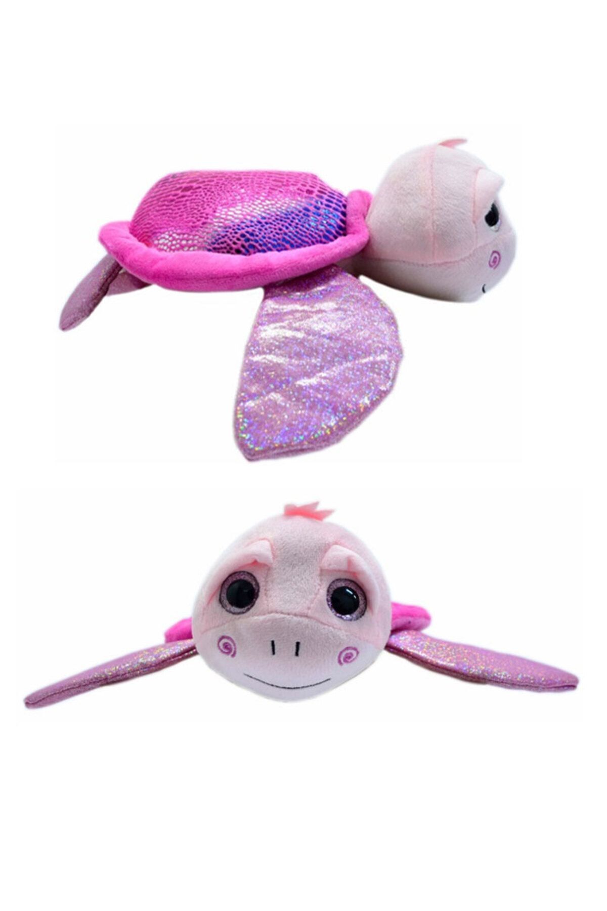 Peluş Kurbağa 25 Cm - Mavi Su Dünyası Pembe