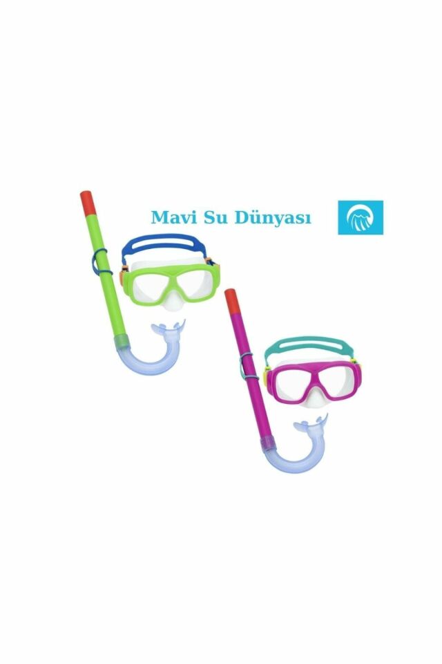 Çocuk Şnorkel Set Essential 7+ - Mavi Su Dünyası