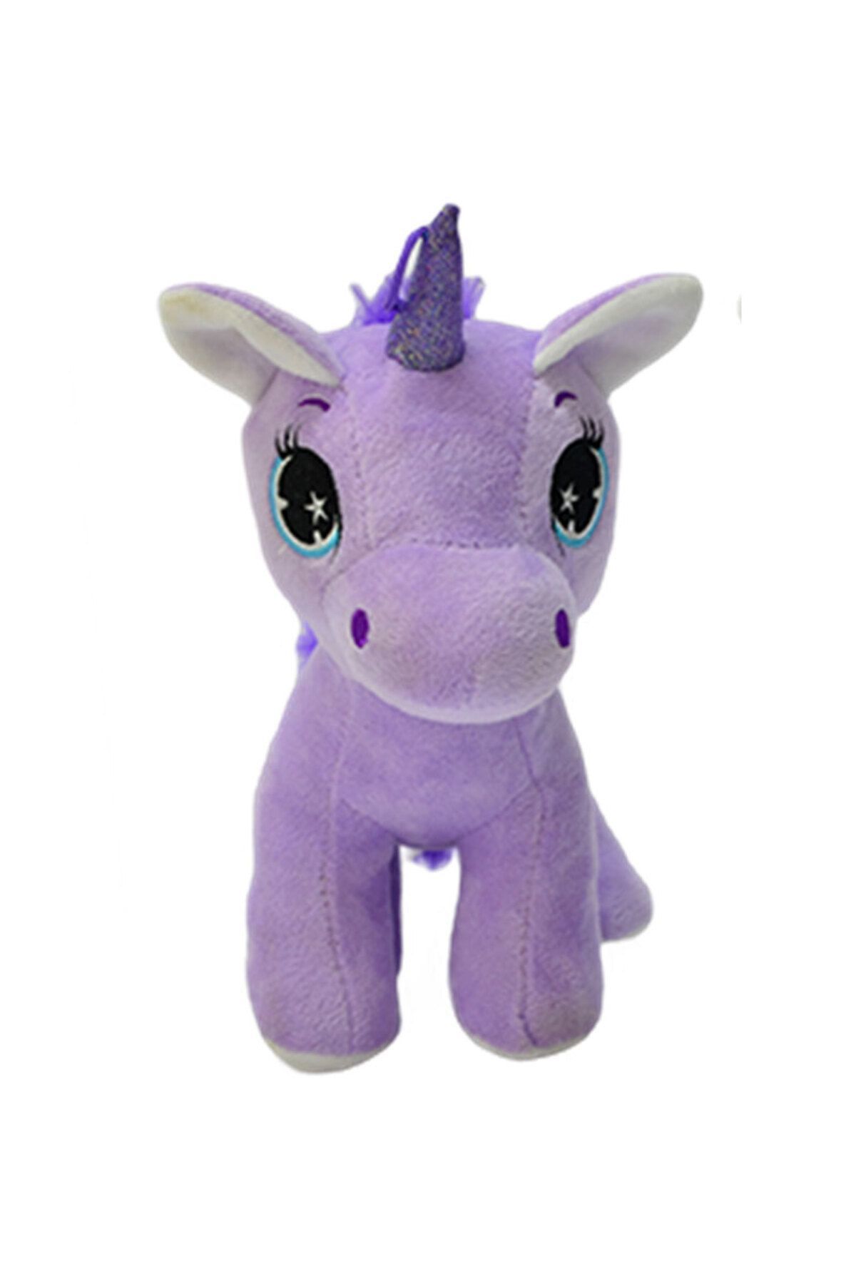 Peluş Pony At 30 Cm - Mavi Su Dünyası Mor