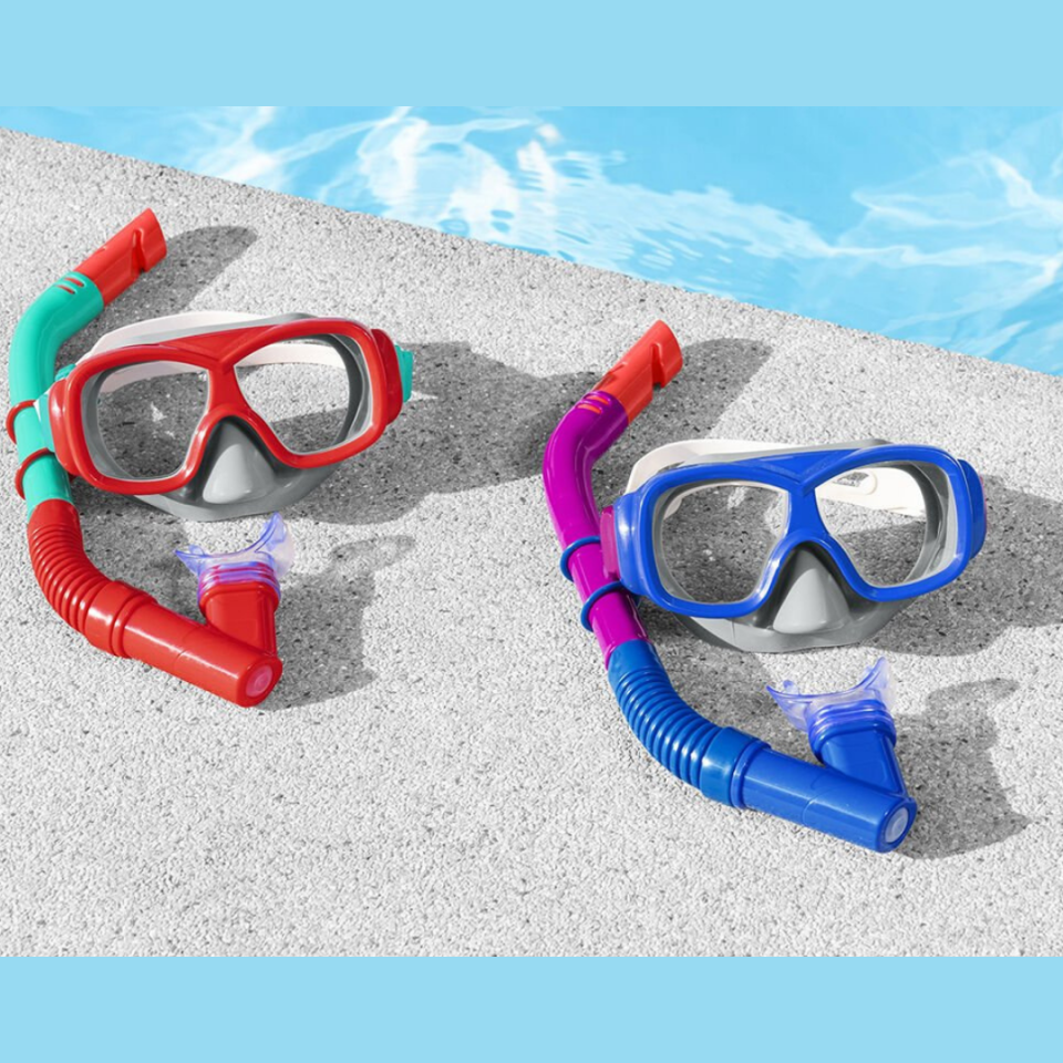 Şnorkel Set Explora 7 Yaş ve Üzeri - Mavi Su Dünyası