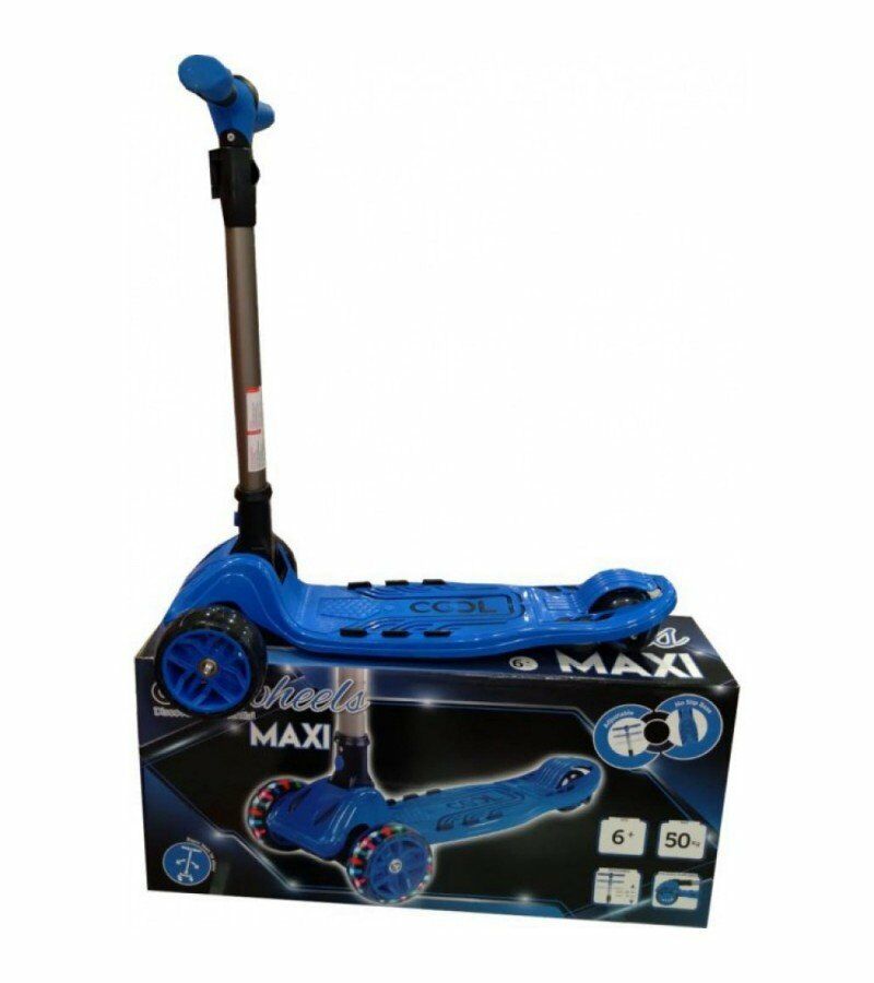 5+ Yaş Scooter Cool Wheels Işıklı Maxi Mavi Twist
