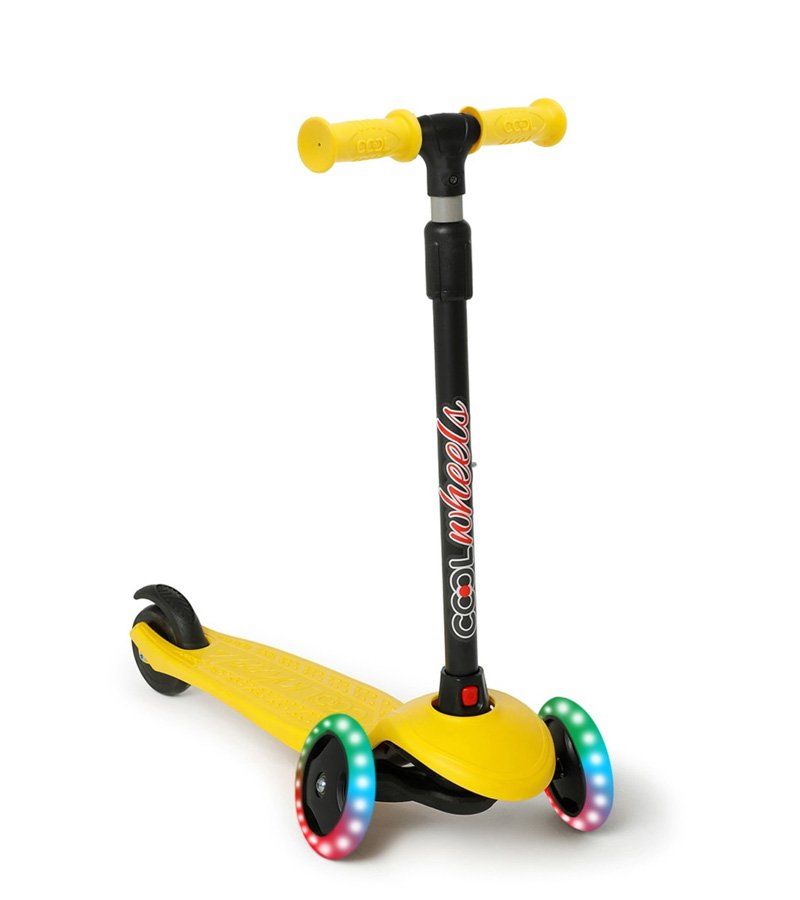3+ Yaş Scooter Cool Wheels Işıklı Star Sarı