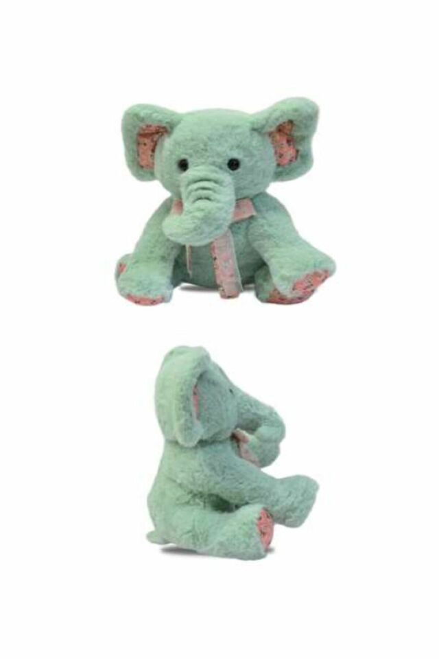 Peluş Fil 32 Cm - Mavi Su Dünyası Mavi