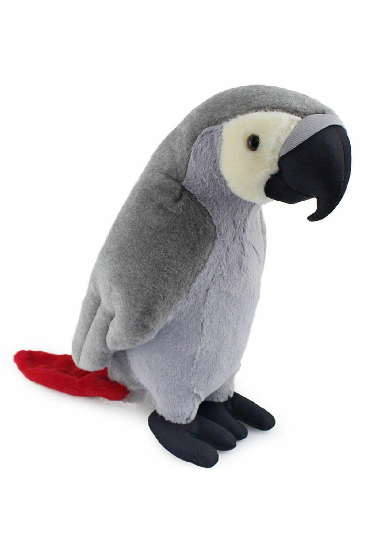 Peluş Papağan 35 Cm - Mavi Su Dünyası Gri