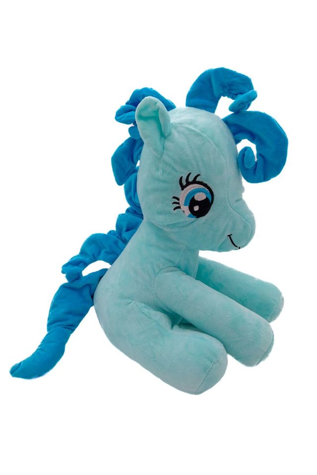 Peluş Poni Unicorn 35 Cm - Mavi Su Dünyası Mavi
