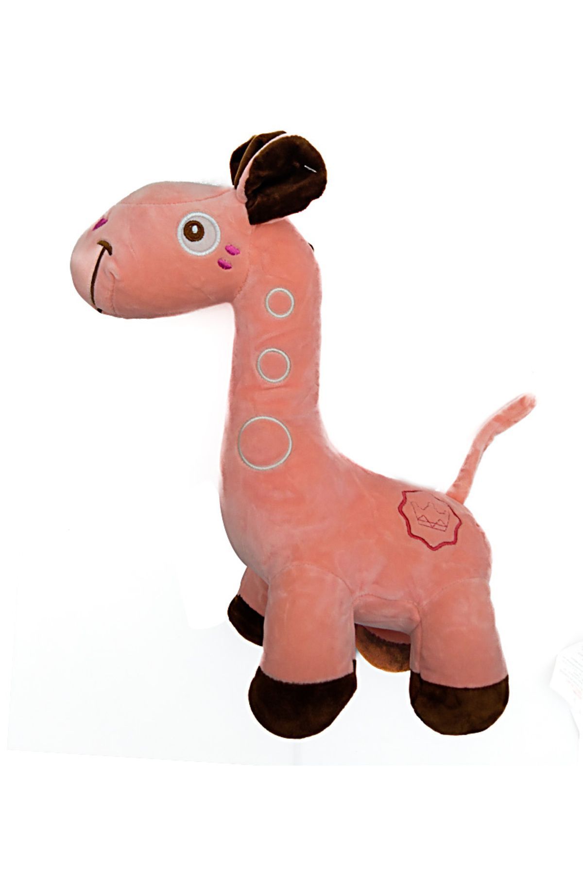 Peluş Zürafa Renkli 35 Cm - Mavi Su Dünyası Pembe