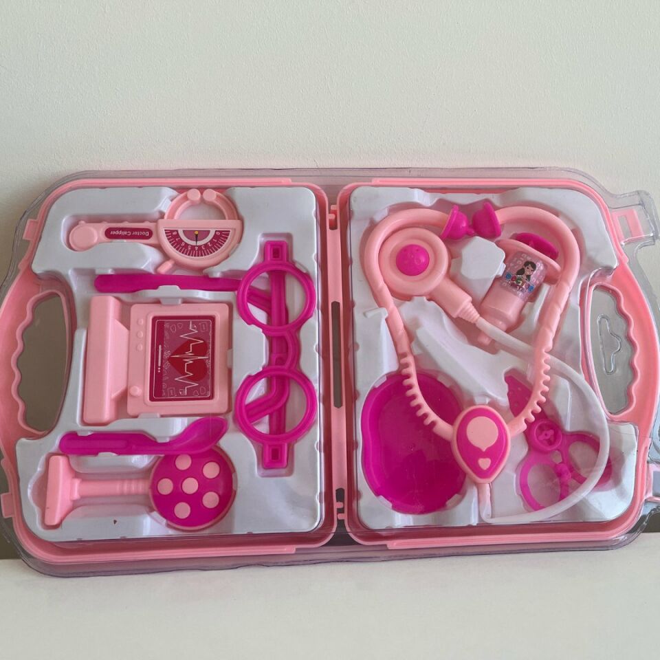 Doktor Seti Renkli Çantalı 10 Parçalı Mavi