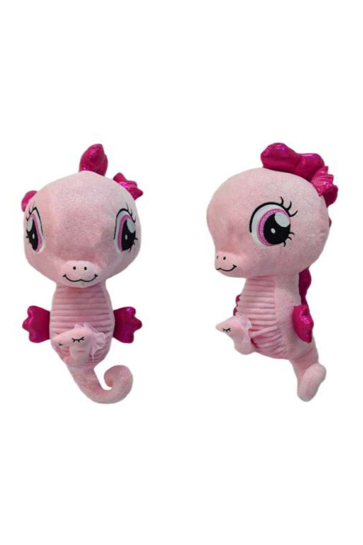 Peluş Denizatı 45 Cm - Mavi Su Dünyası Pembe
