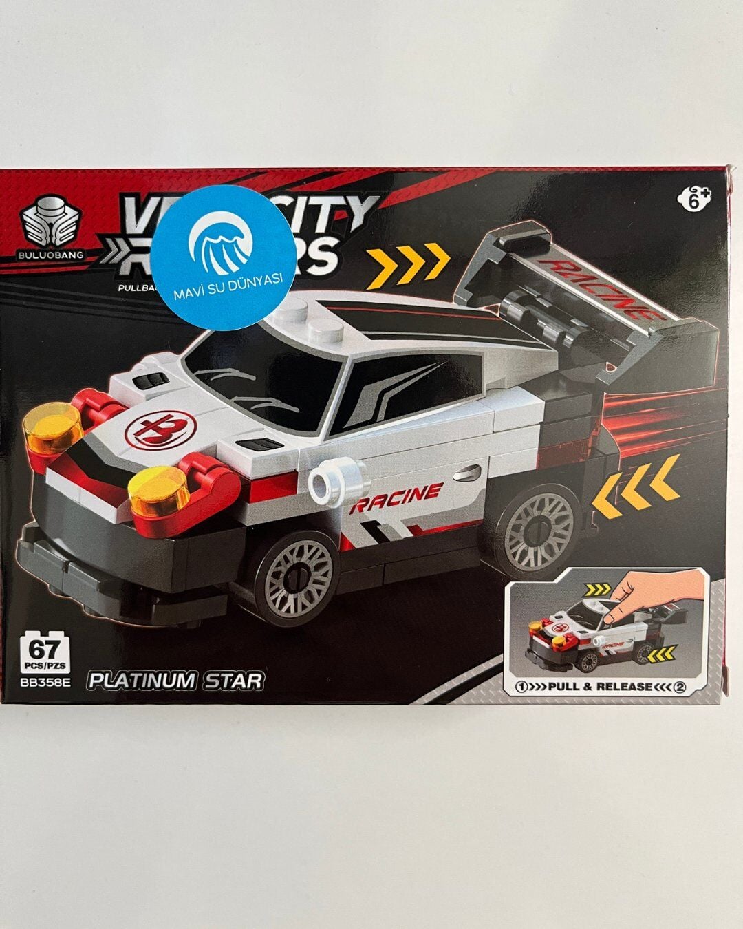 Araba Lego 67 Parça Beyaz Renkli