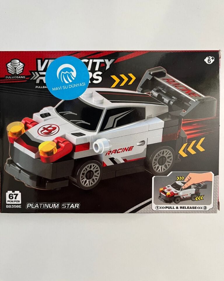 Araba Lego 67 Parça Beyaz Renkli