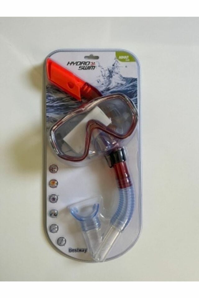 Blue Devıl Maske Ve Şnorkel Kırmızı /