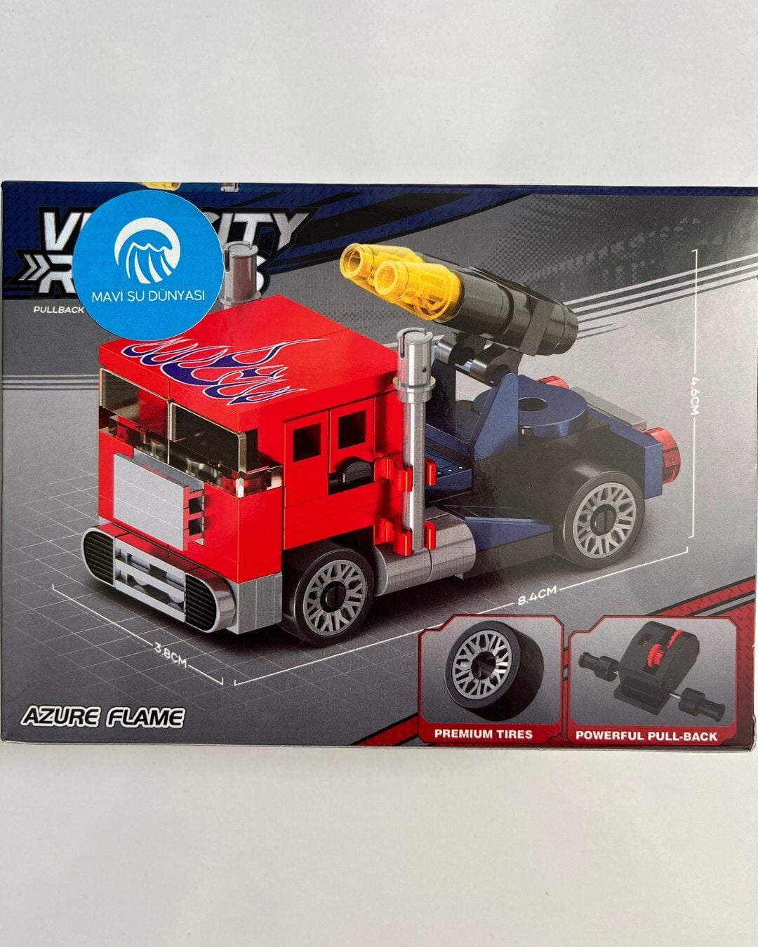 Araba Lego 84 Parça Kırmızı Renkli