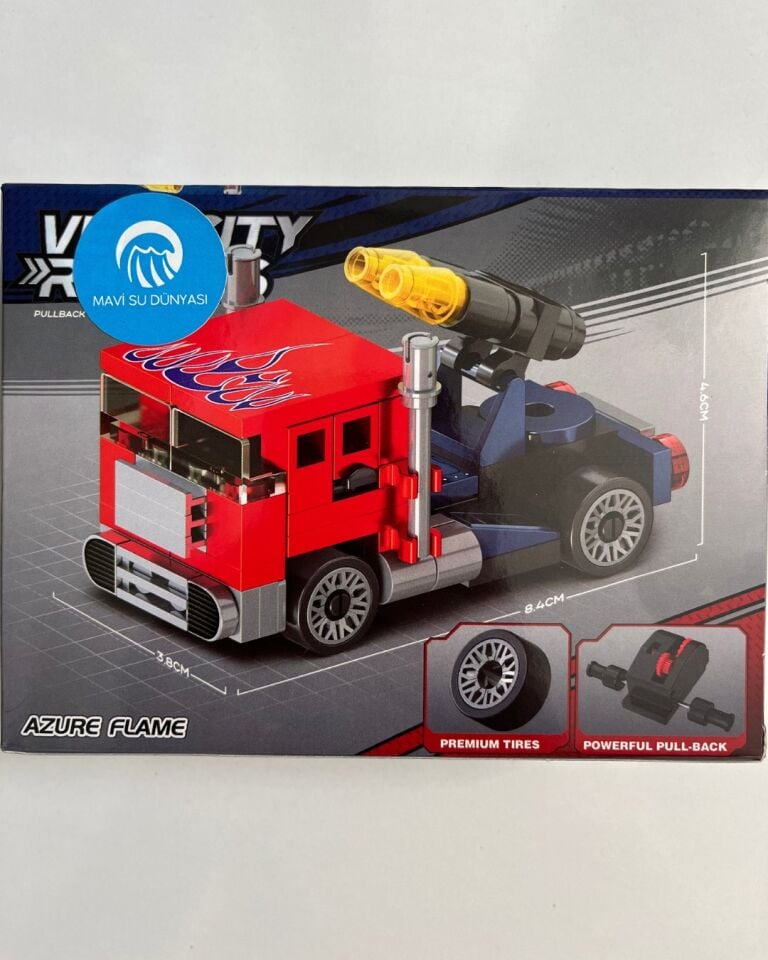 Araba Lego 84 Parça Kırmızı Renkli