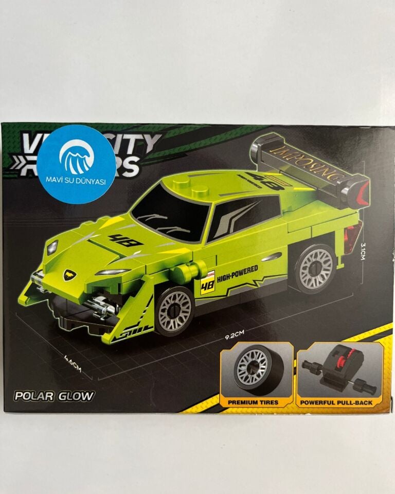 Araba Lego 62 Parça Yeşil Renkli